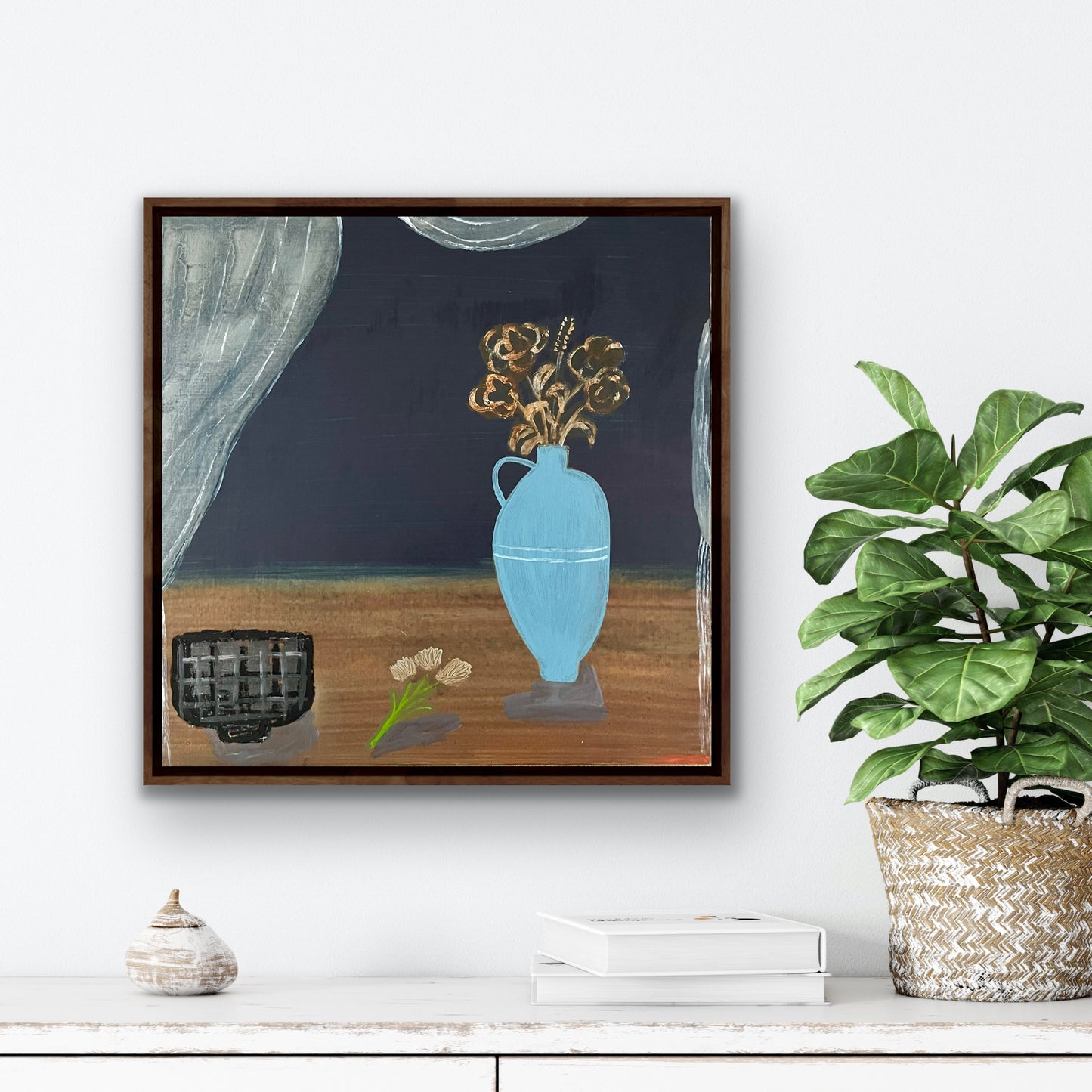 Moonlight on the window sill