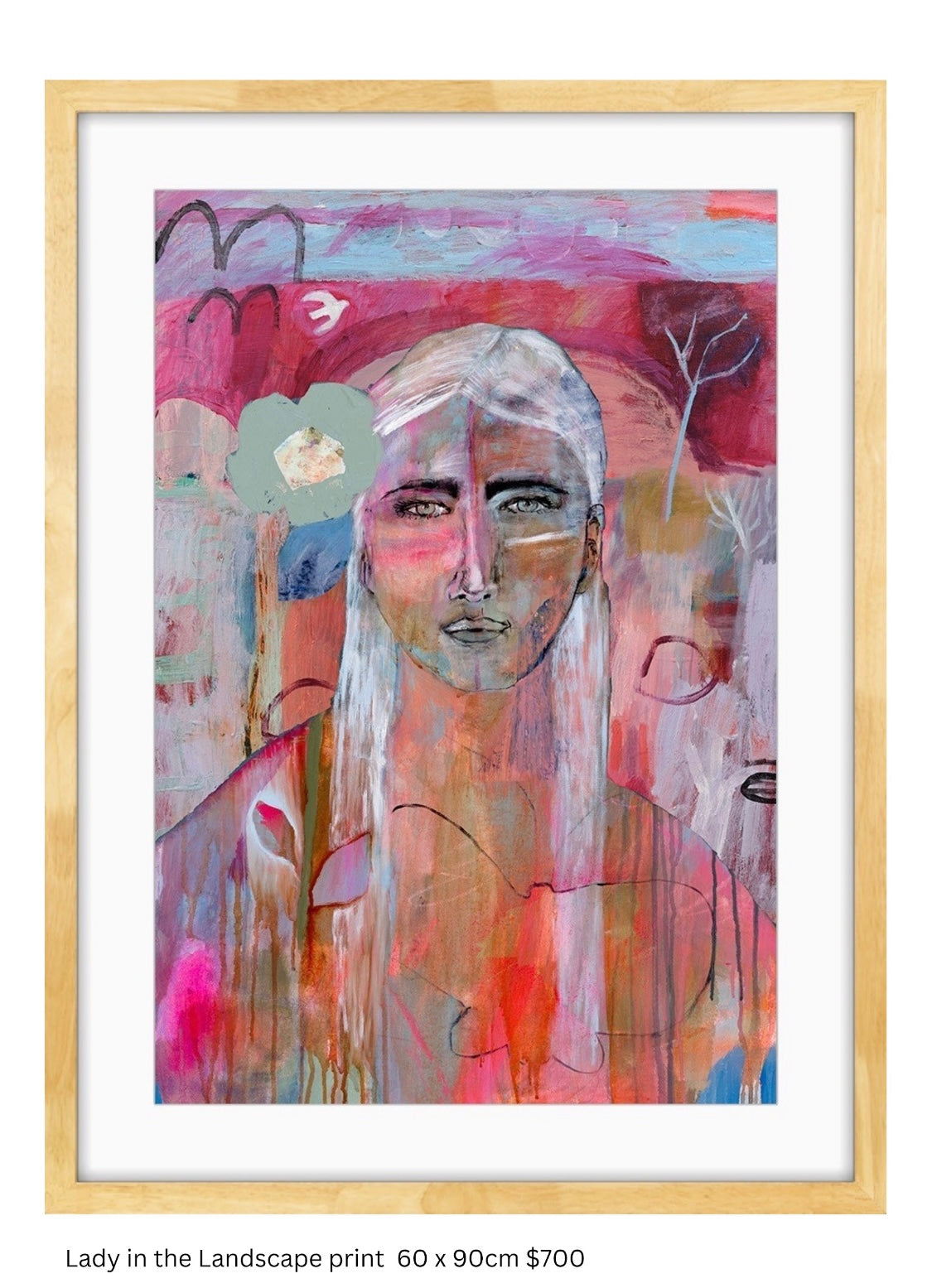 Lady in the landscape