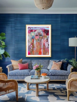 Girl in the landscape - Print