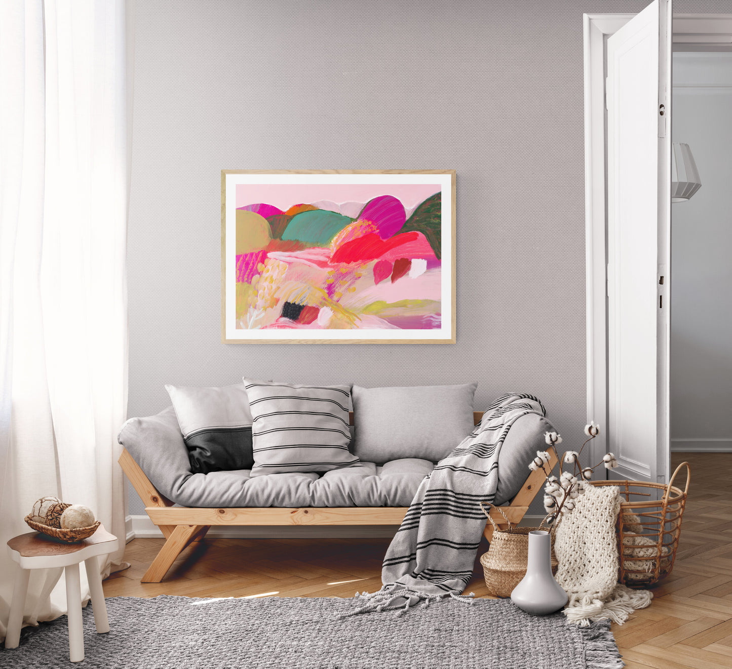 'Pink Skies' Paper Print