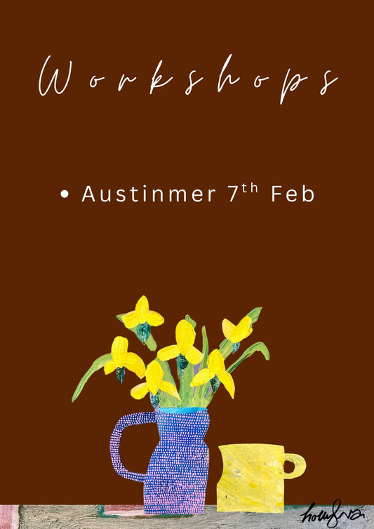 AUSTINMER- Intuitive still life workshop SATURDAY  FEB 7th