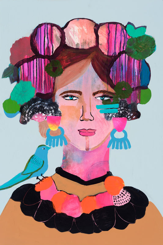 'Bluebird' Paper Print