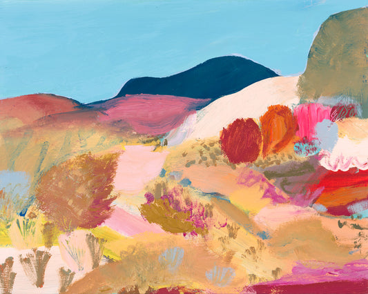 'Desert Bloom' Paper Print