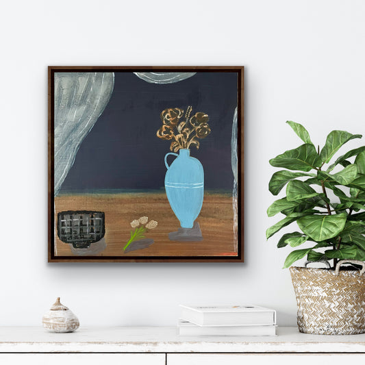 Moonlight on the window sill