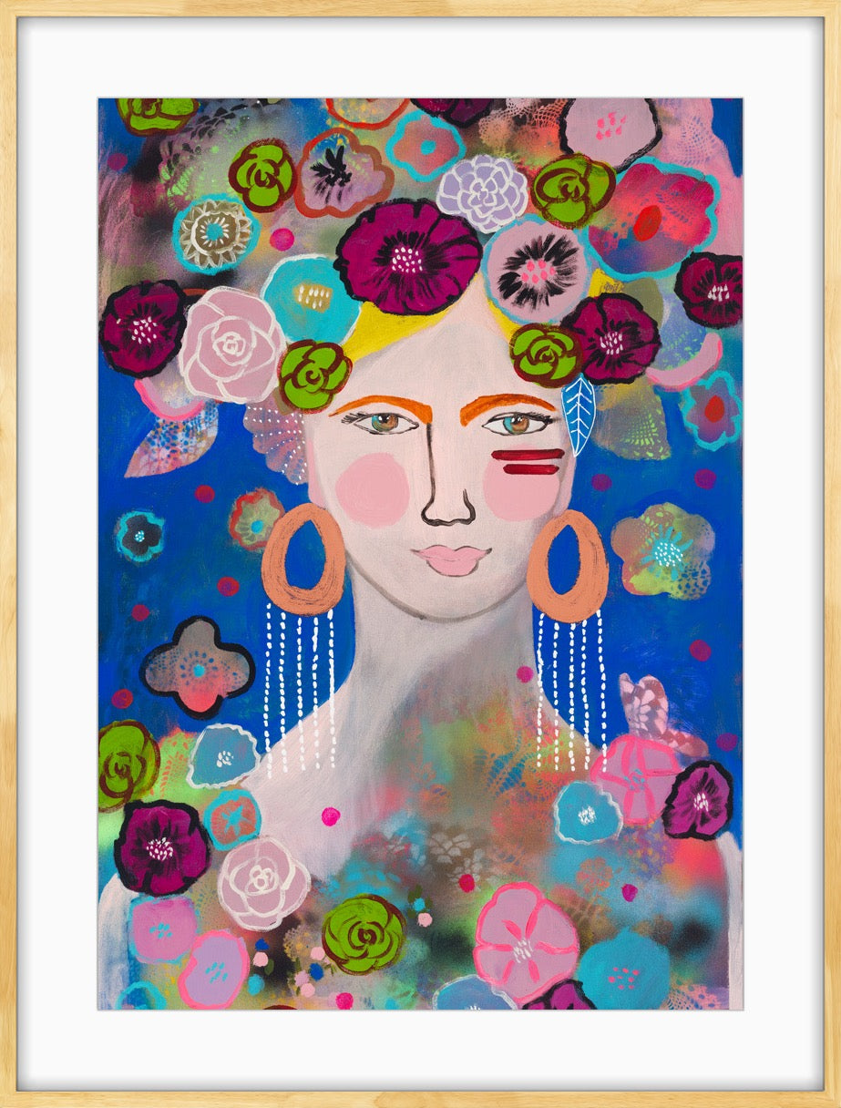 Sisi Flower - Cropped print