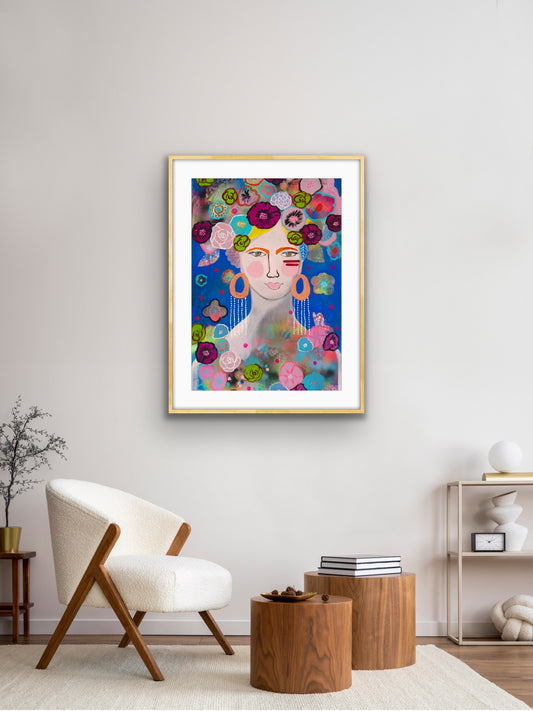 Sisi Flower - Cropped print