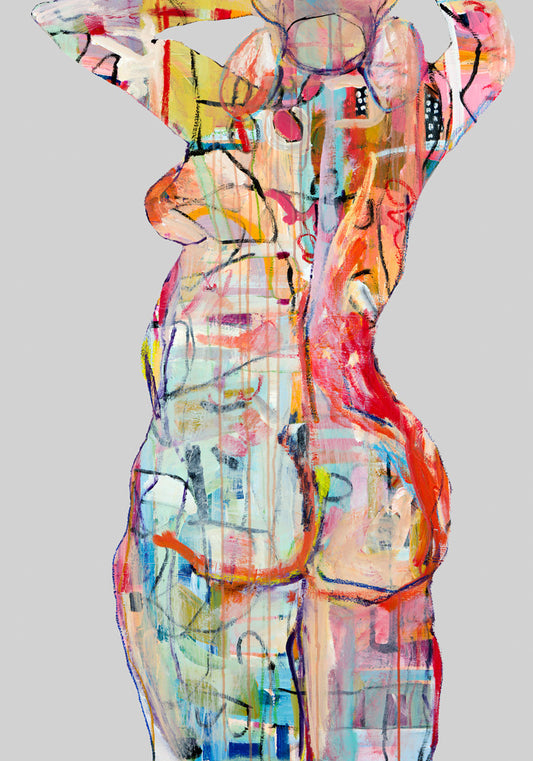 'Pink Lady' Paper Print