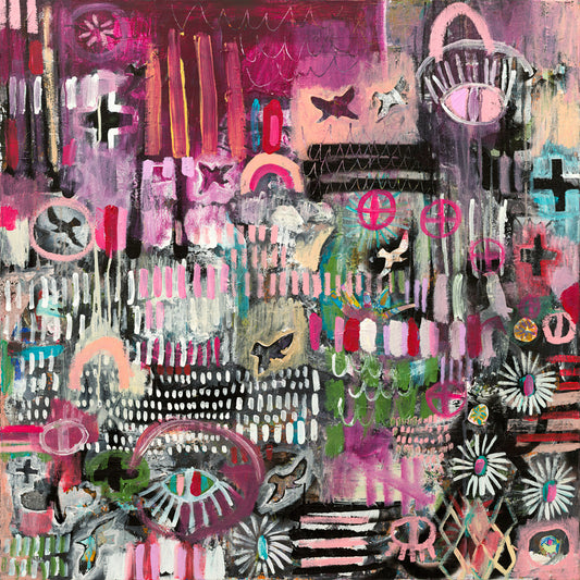 'Pink Seratonin' Paper Print