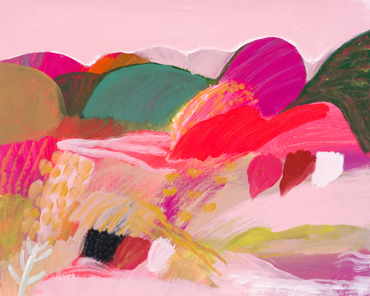 'Pink Skies' Paper Print