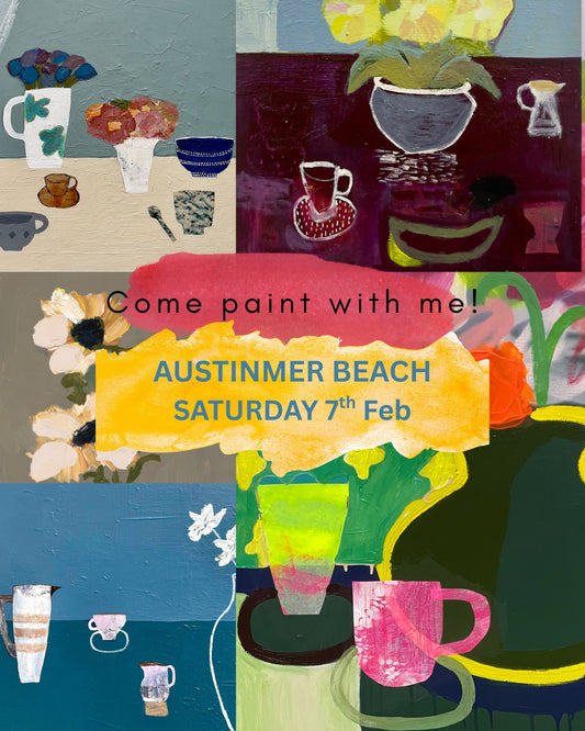 AUSTINMER- Intuitive still life workshop SATURDAY  FEB 7th