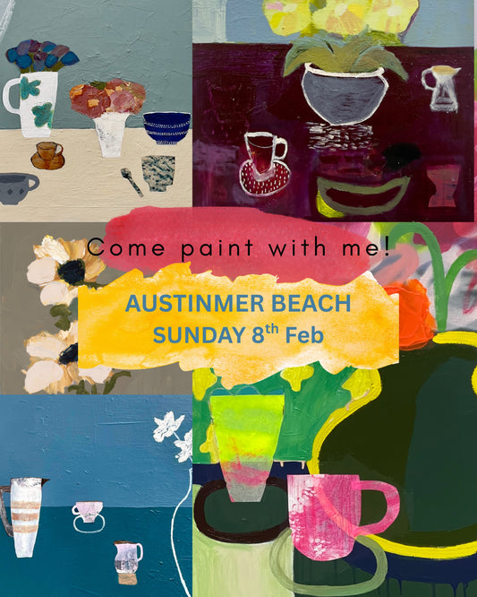 AUSTINMER- Intuitive still life workshop SUNDAY FEB 8th